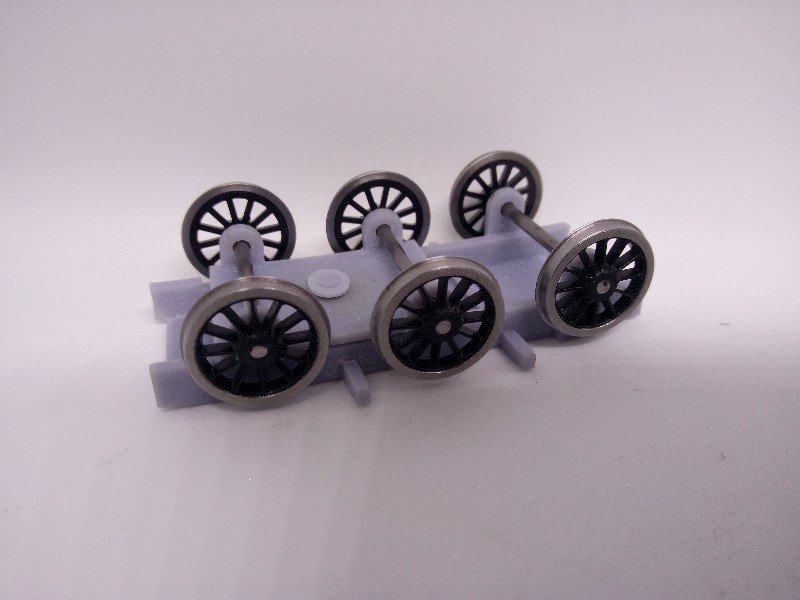 Resin model of GWR 6 wheel tender